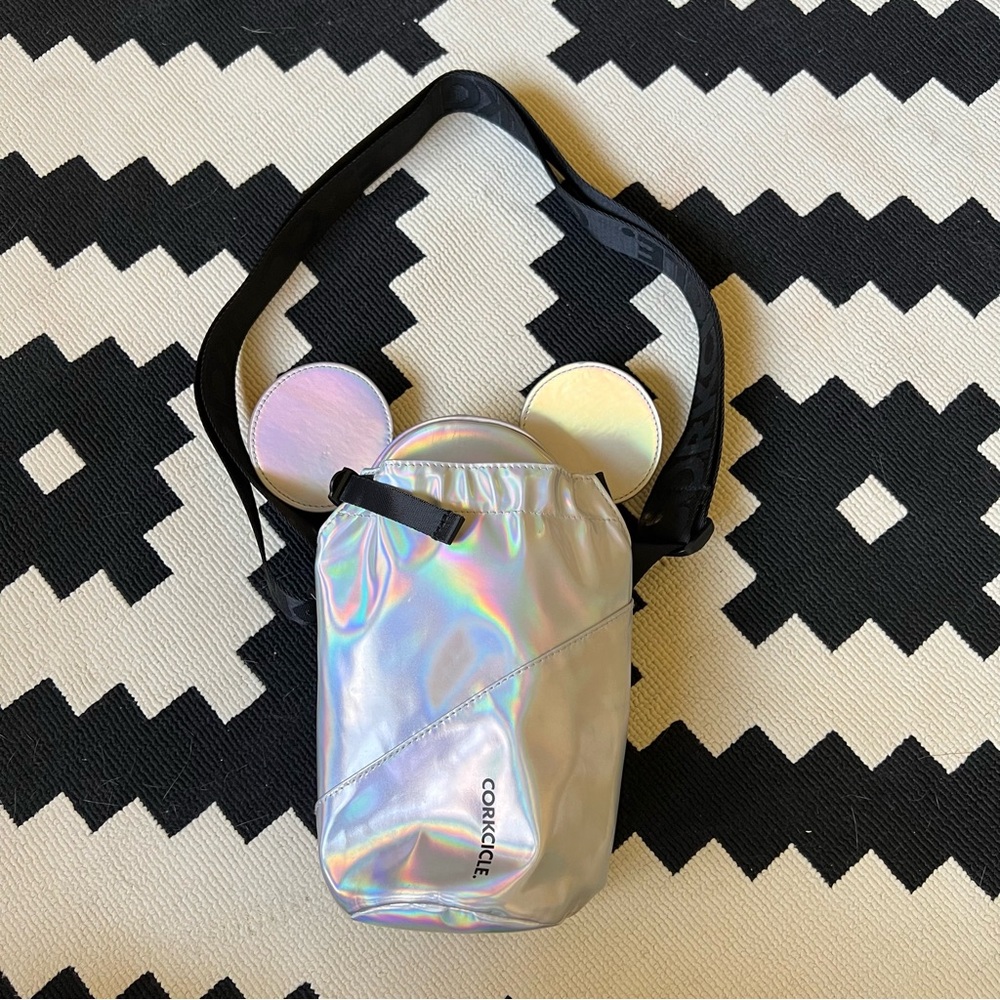 Mickey Mouse Sling Bag Corkcicle Prismatic Iridescent Disney 100th